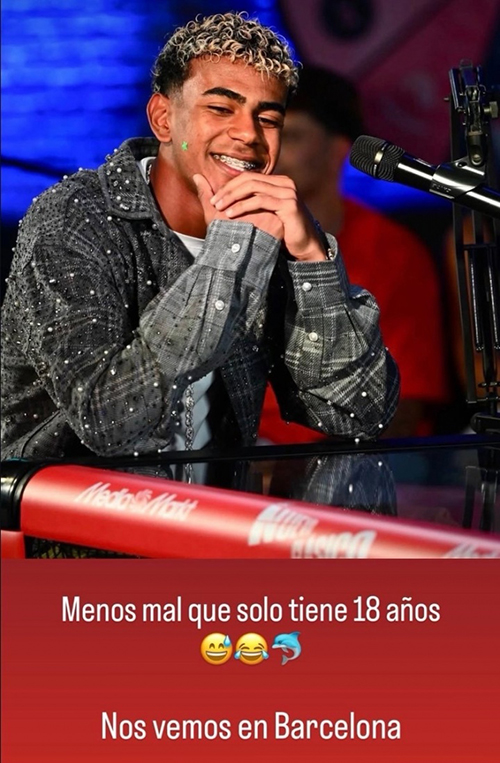 亚马尔父亲发声：还好他才18岁，<a href=/zuqiumf/barcelona/ target=_blank class=infotextkey>巴萨</a>再见！