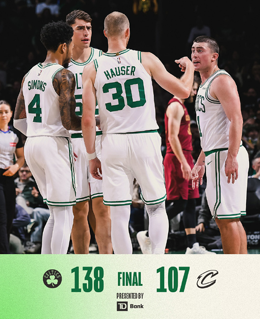 季前赛-凯尔特人送骑士3连败 怀特16+7+5，安芬尼-西蒙斯21分