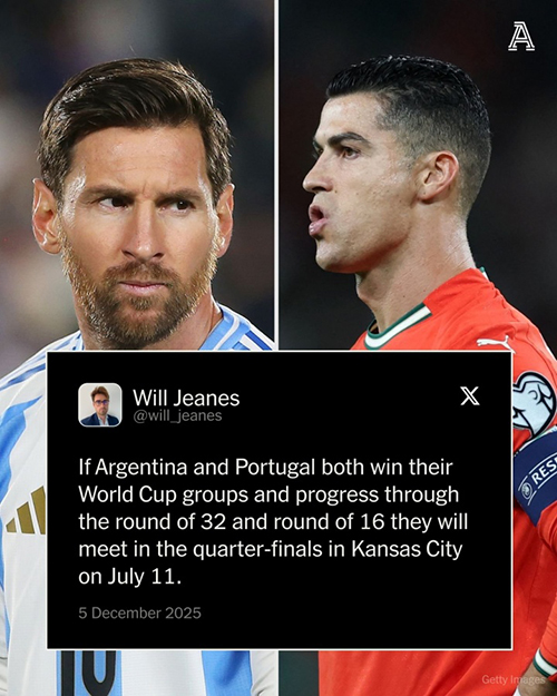 阿根廷葡萄牙若小组头名出线,<a href=/qiuxingmf/zuqiumf/119.html target=_blank class=infotextkey>梅西</a>C罗1/4决赛将提前相遇